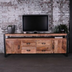 Tv meubel mangohout 190 cm