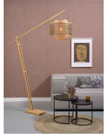 bamboe vloerlamp, staande lamp happy home