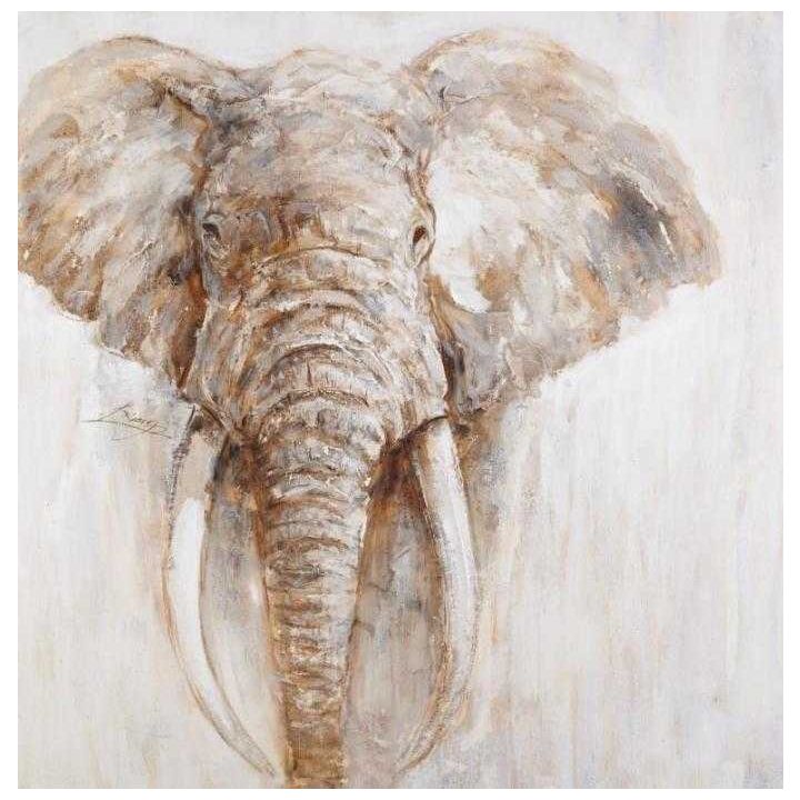 olieverfschilderij olifant