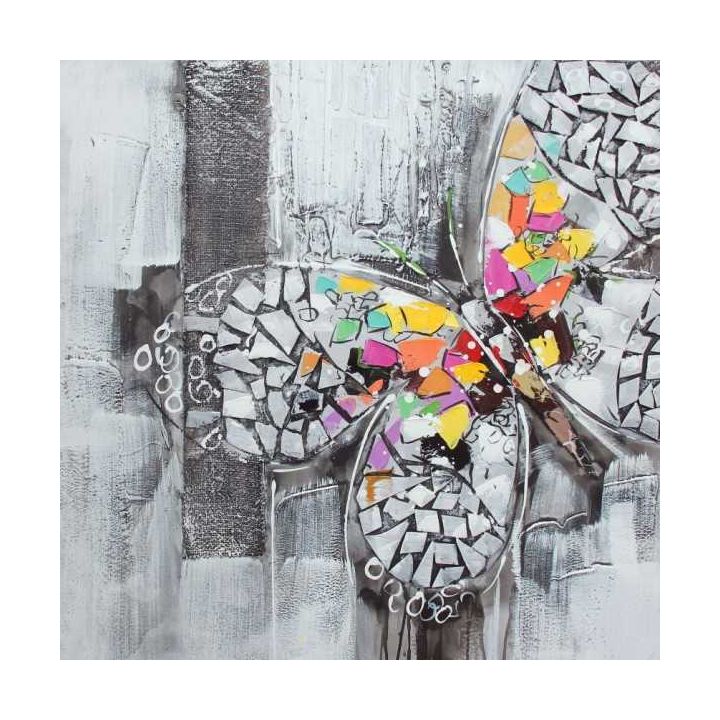Voorkomen stromen Familielid Olieverfschilderij vlinders| Schilderij| Happy Home