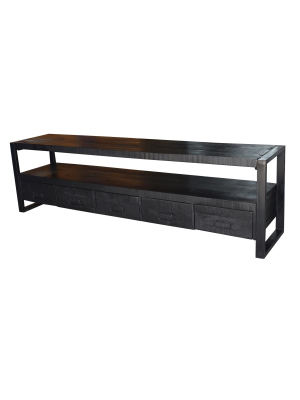 Tv meubel zwart 210 cm