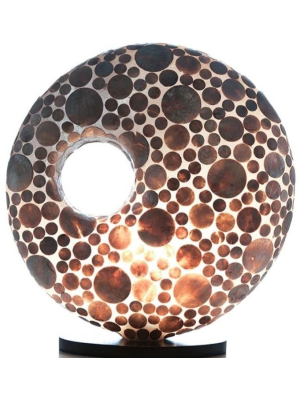 Tafellamp donut schelpen